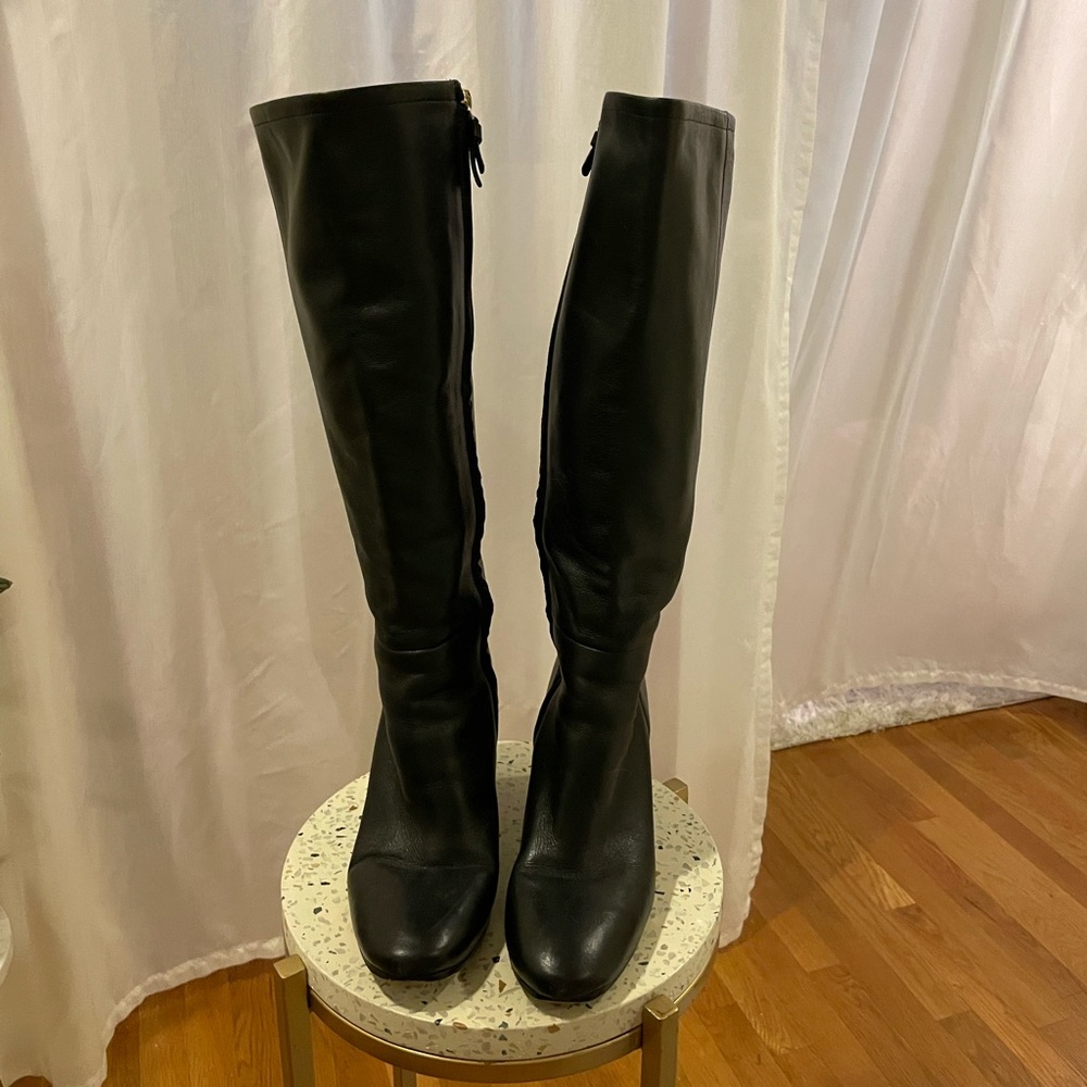 DVF Leather Knee High Boots